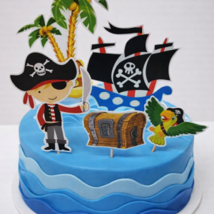Topo de Bolo - Piratas